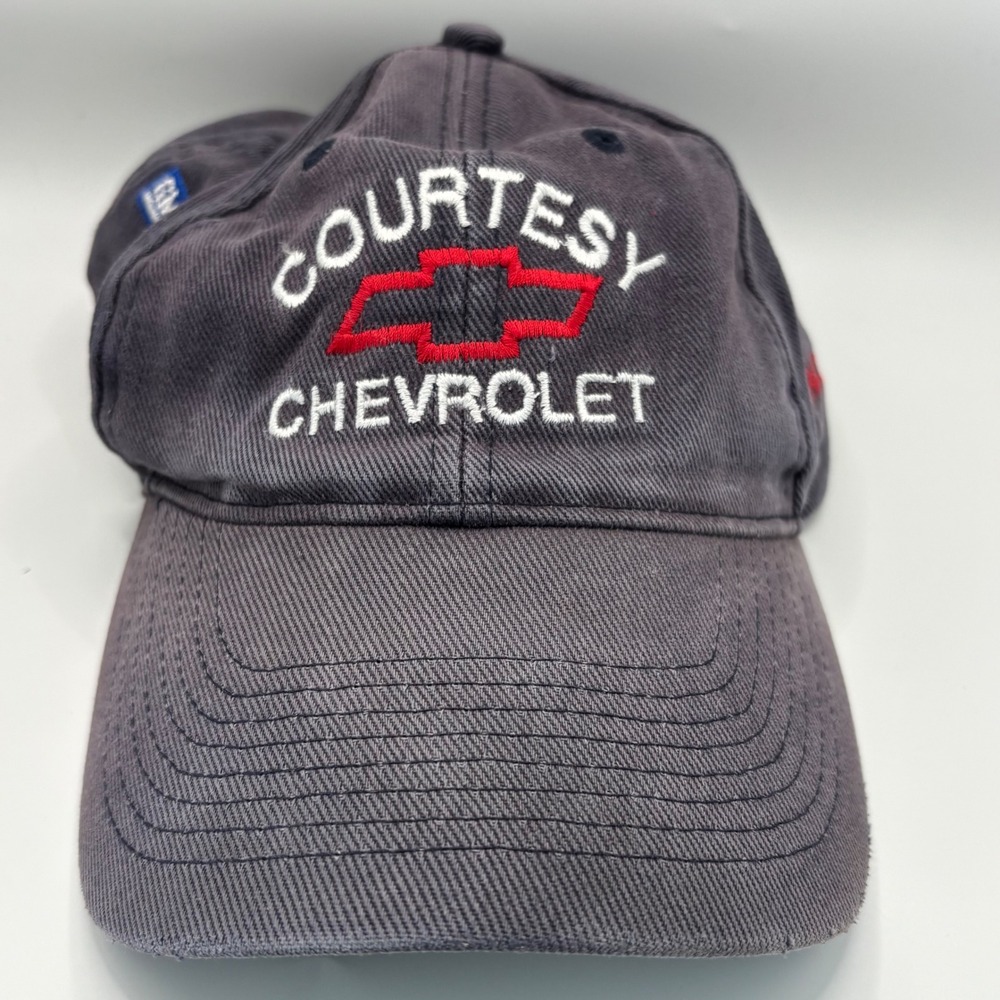 Vintage Baseball Cap Otto Charcoal 100% Cotton Courtesy Chevrolet Phoenix AZ